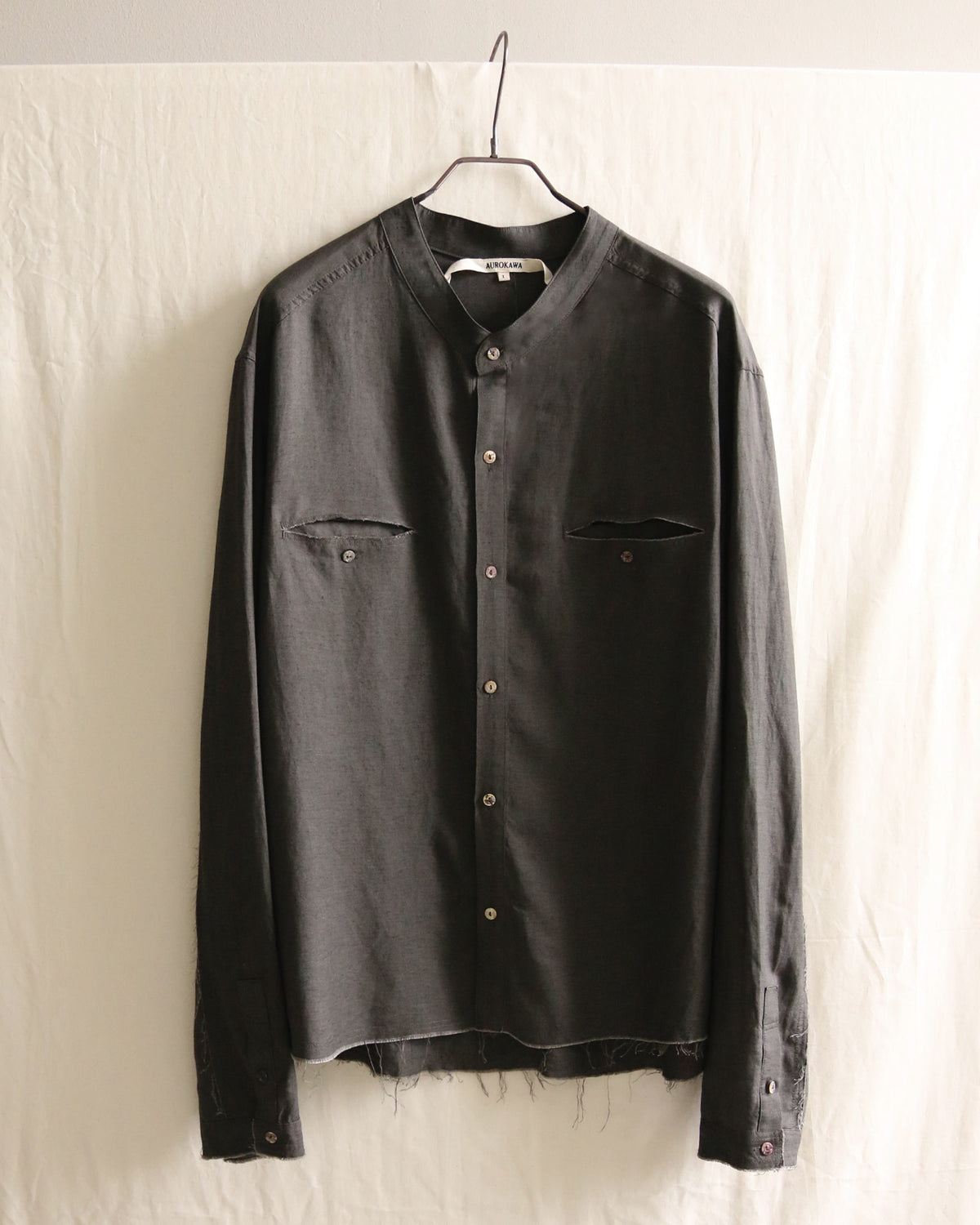 Wanderer Henley Shirts (Dark Khaki)