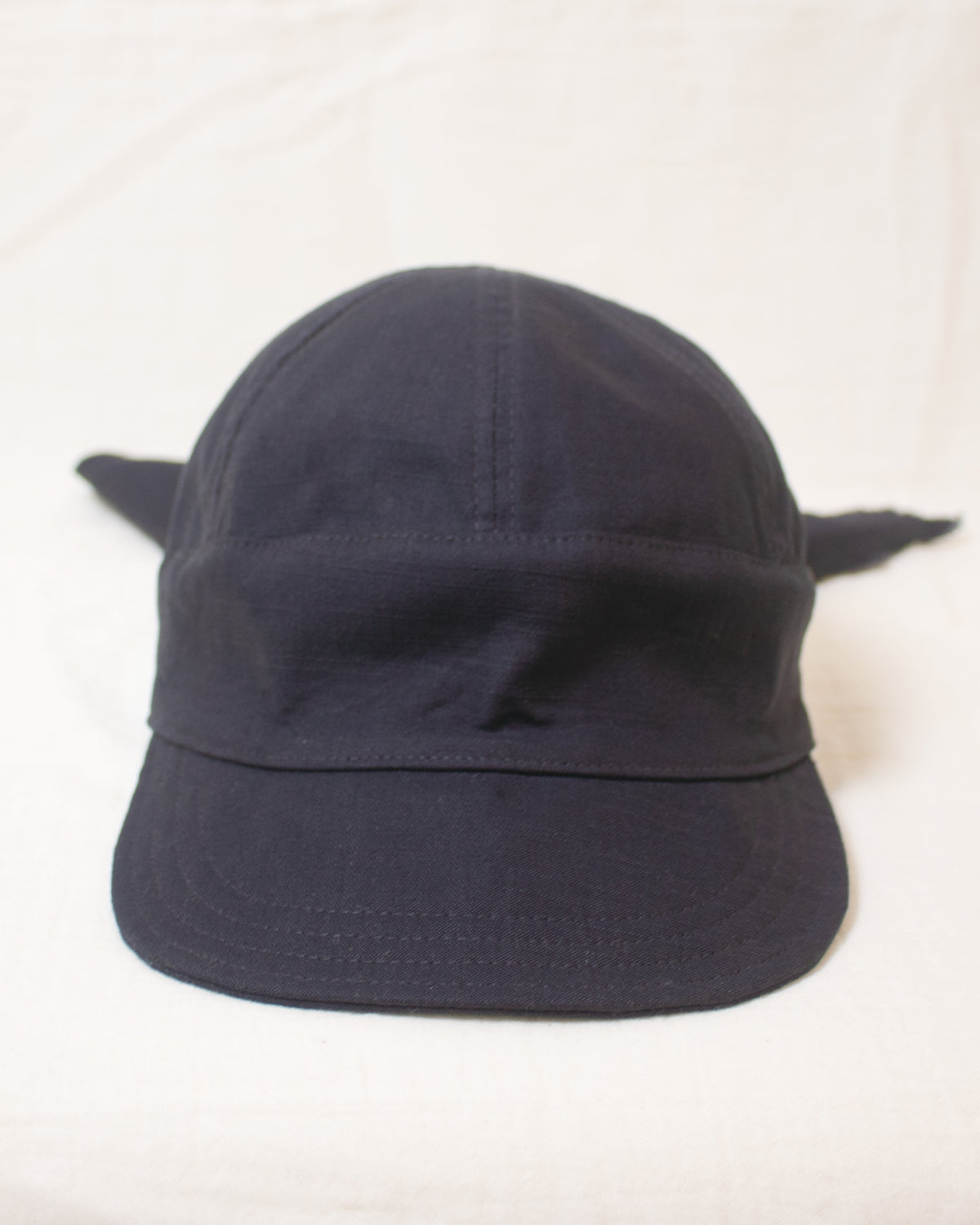AUROKAWA frayed slub bind cap