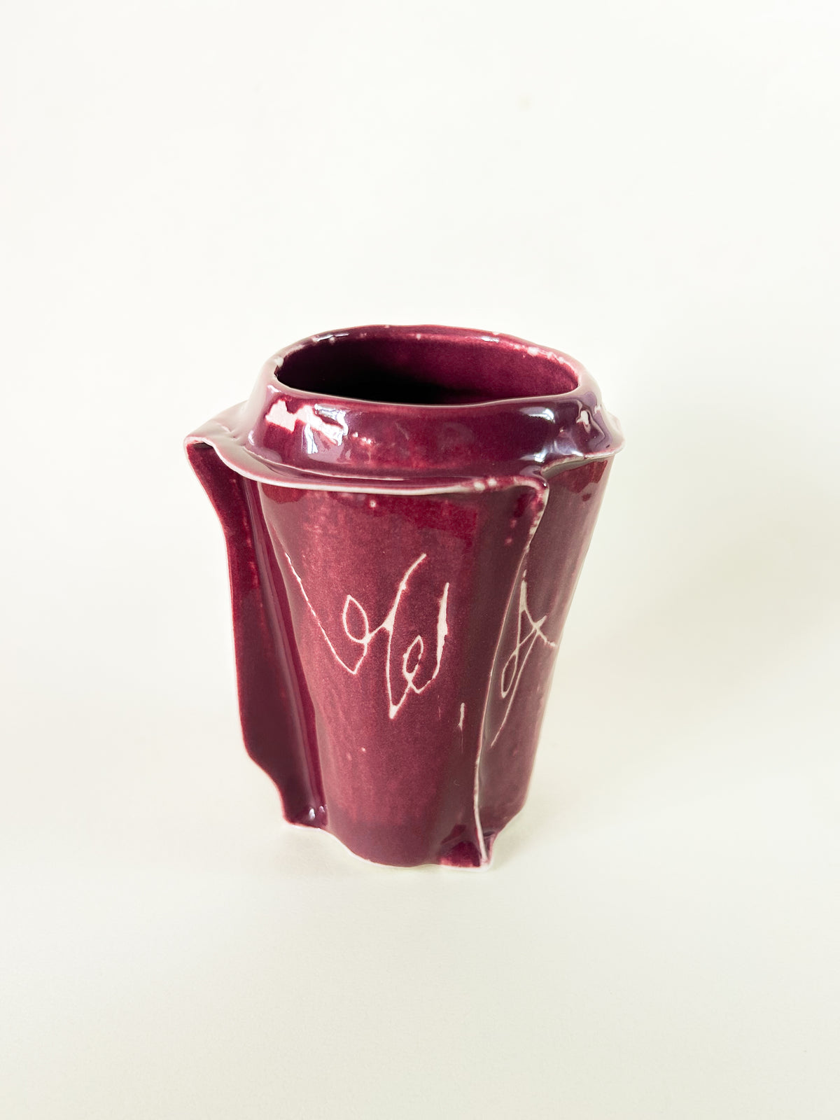 WILD VASE (LONG/PLUM)