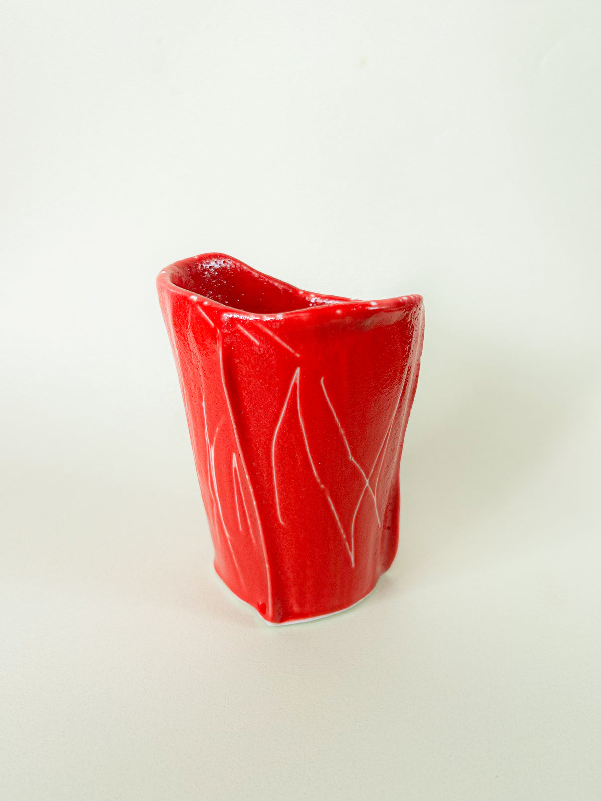 WILD VASE (SHORT/RED)