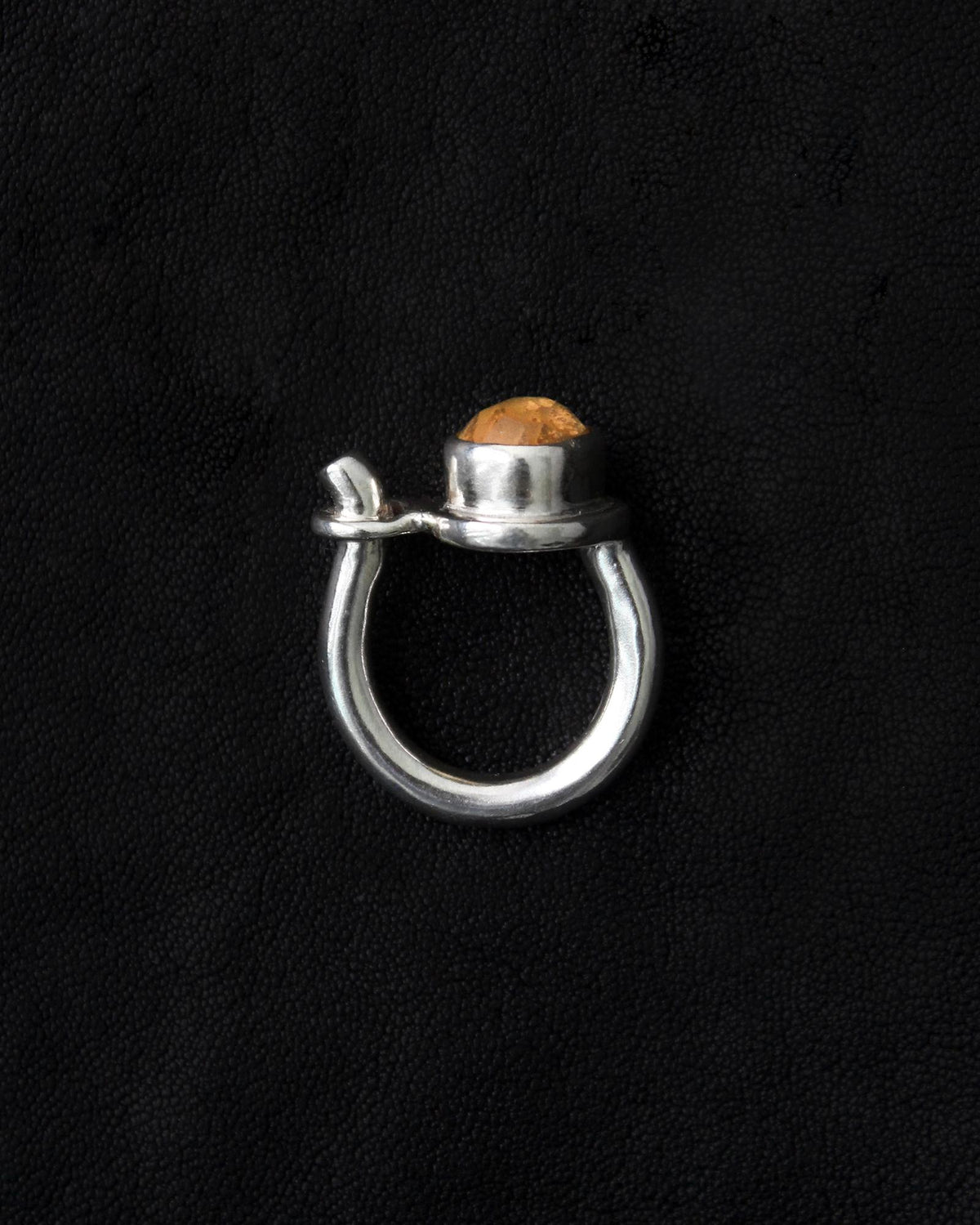 CITRINE LOOP RING