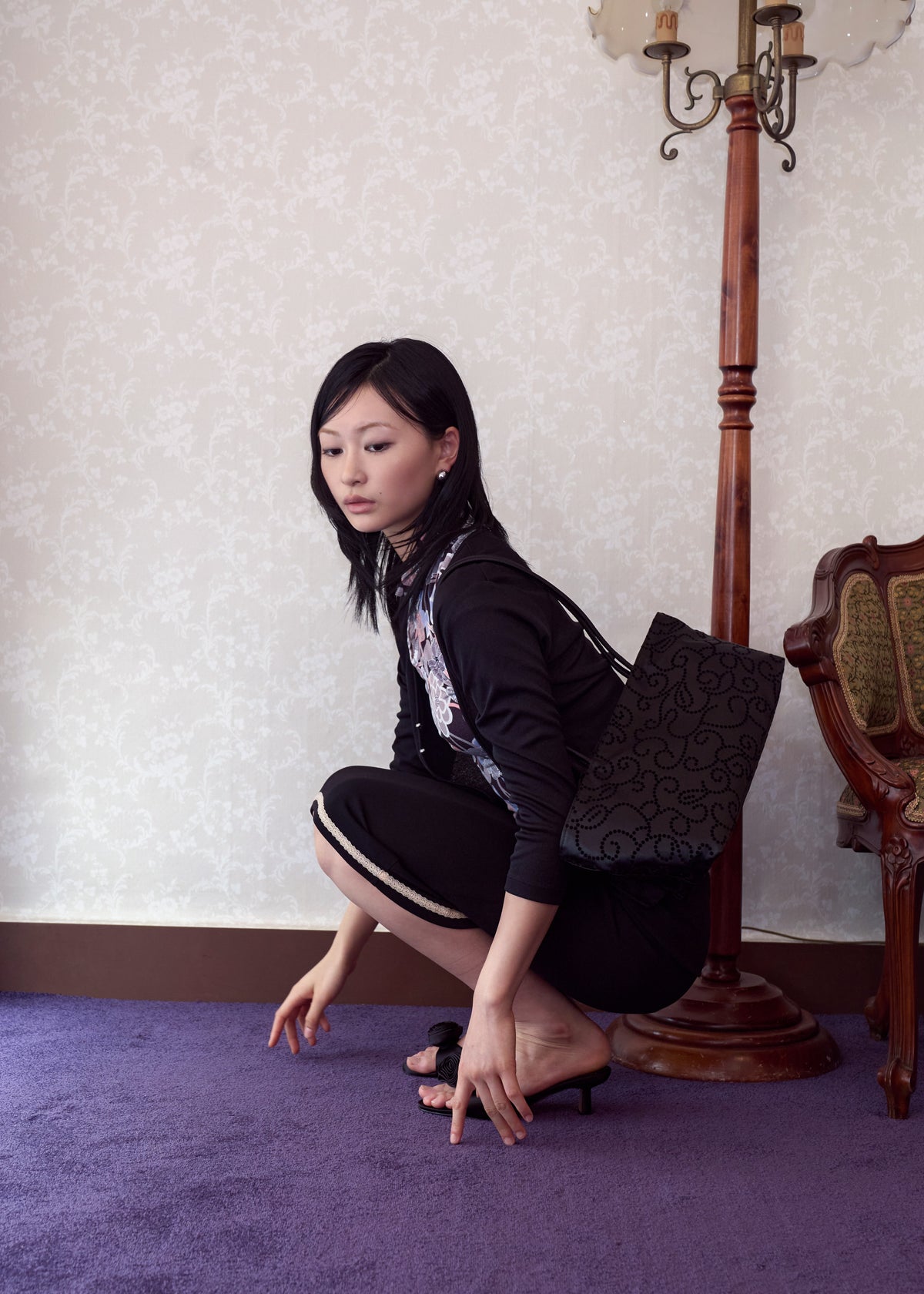 Nymph Tote Bag (Black)