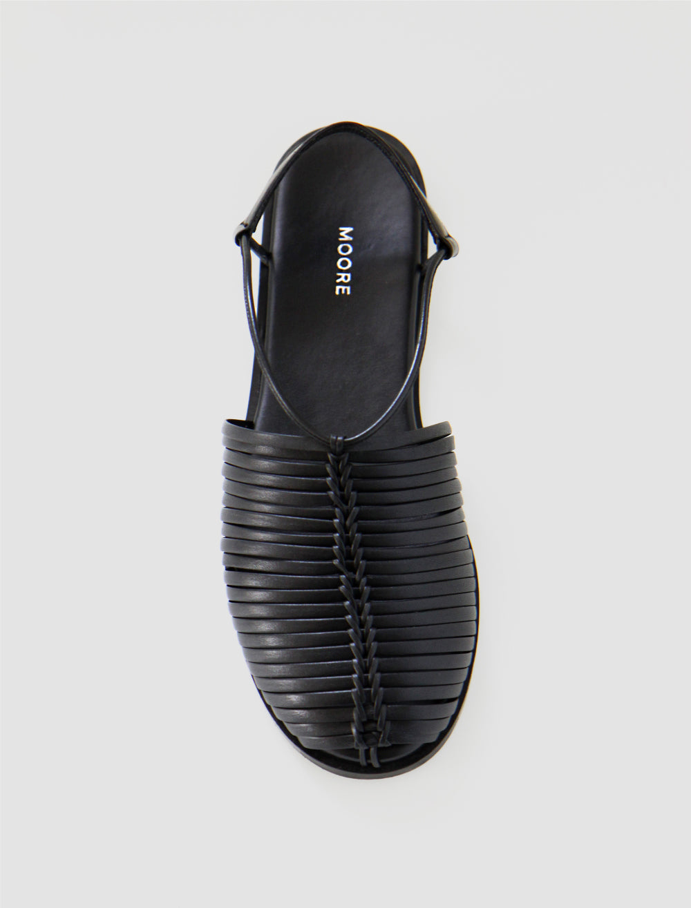 MOORE Braided Leather Sandals