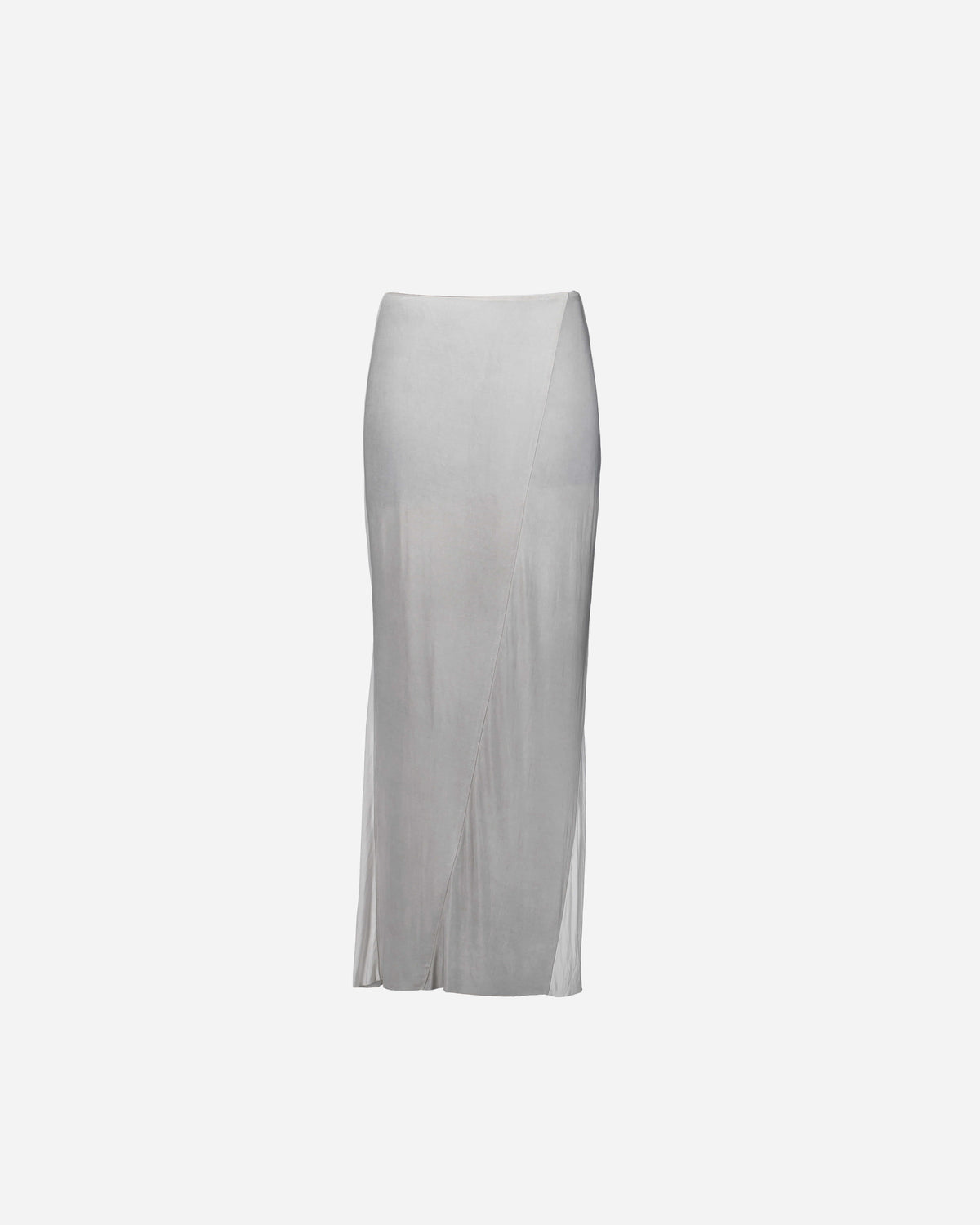 PERSONAL LANGUAGE Drop skirt II Ice grey/white flat front