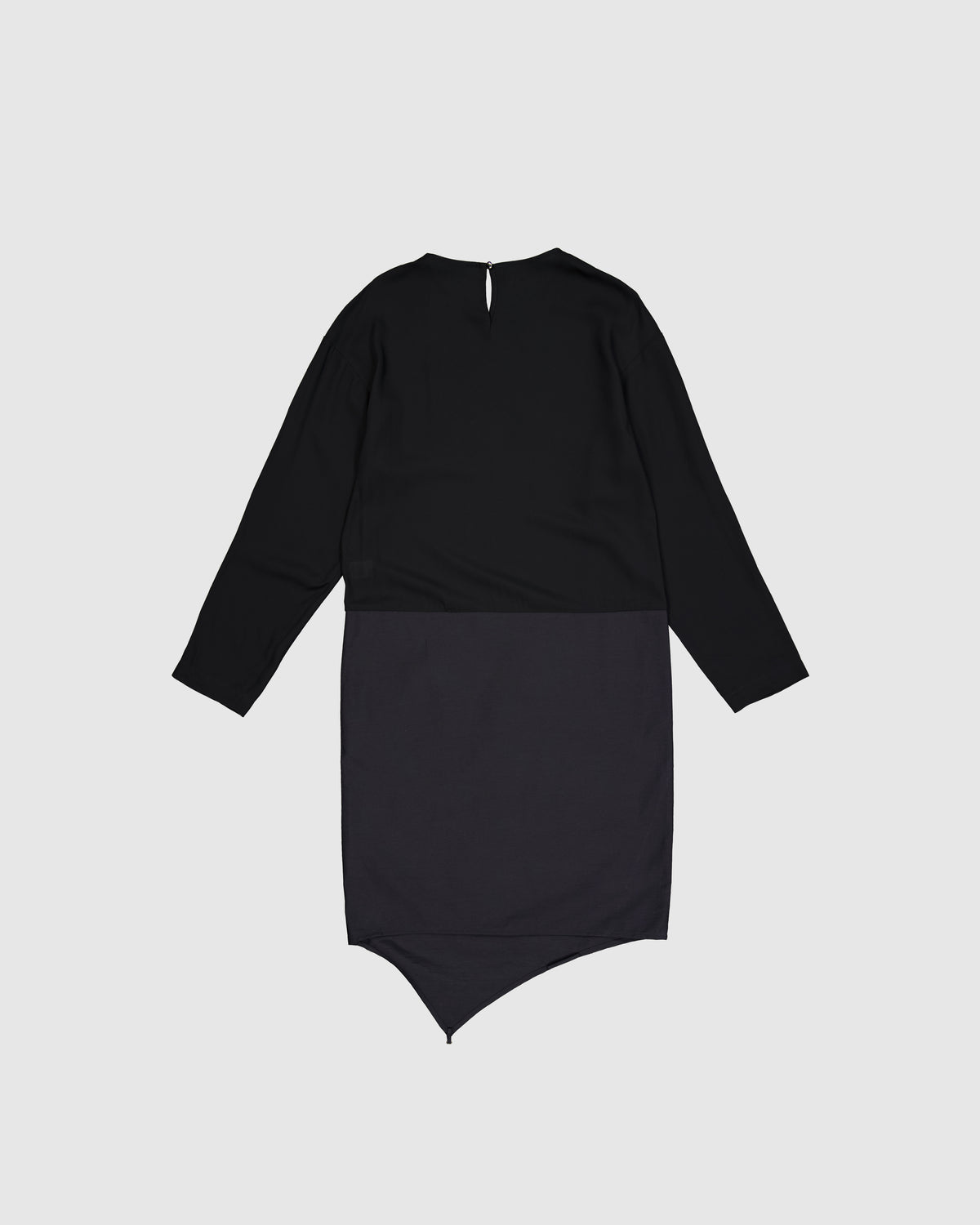PERSONAL LANGUAGE Pulley dress Black flat back