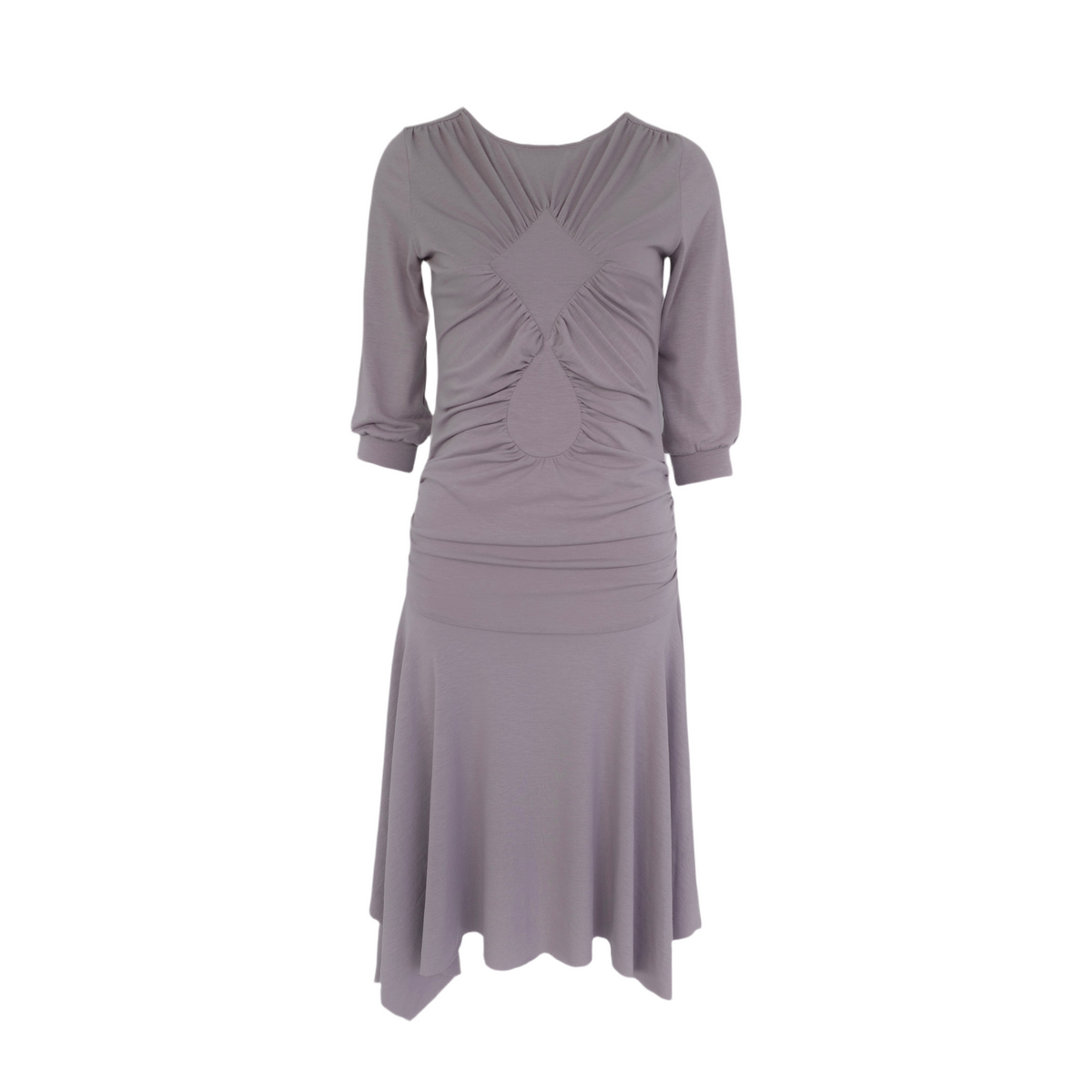 SANKOFA PUELLA EARLY EVENING DRESS — Mauve Brown