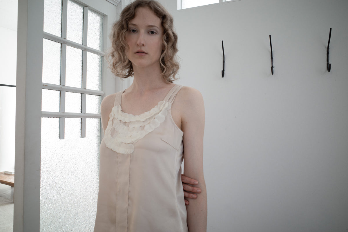 SANKOFA PUELLA ORB APPLIQUE BLOUSE — Apricot