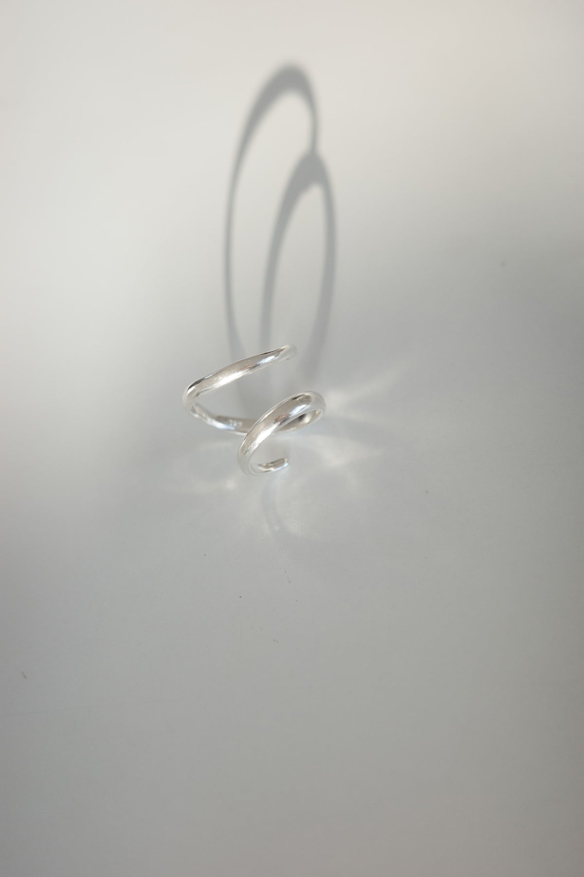 SENSE OPTIC CRETE RING — Silver
