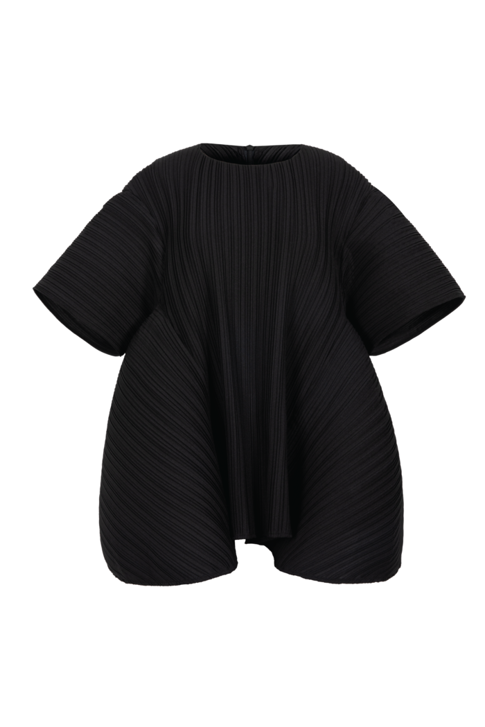 THYSEOUL Unbalance Blouse (Black)