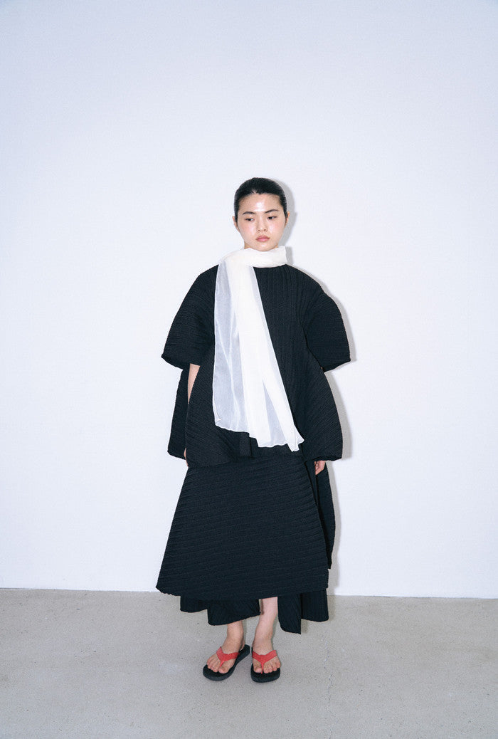 THYSEOUL Unbalance Blouse (Black)