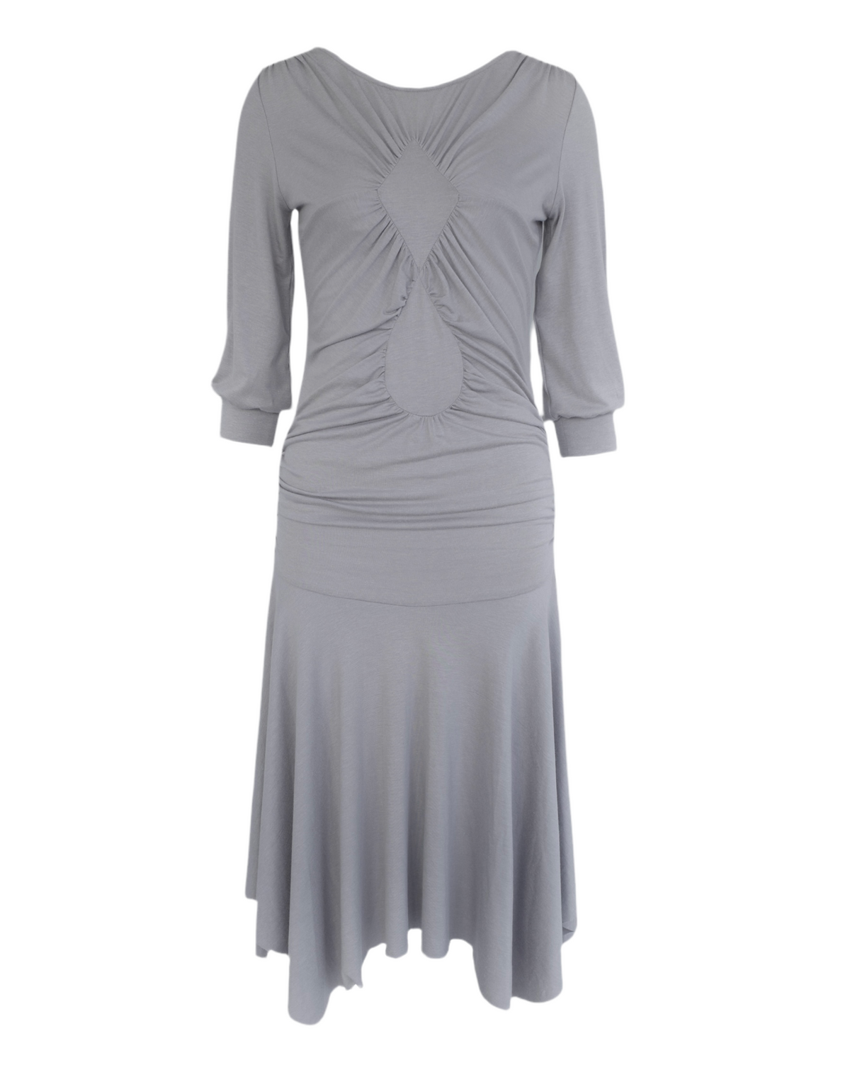 SANKOFA PUELLA early evening dress in glitter gray