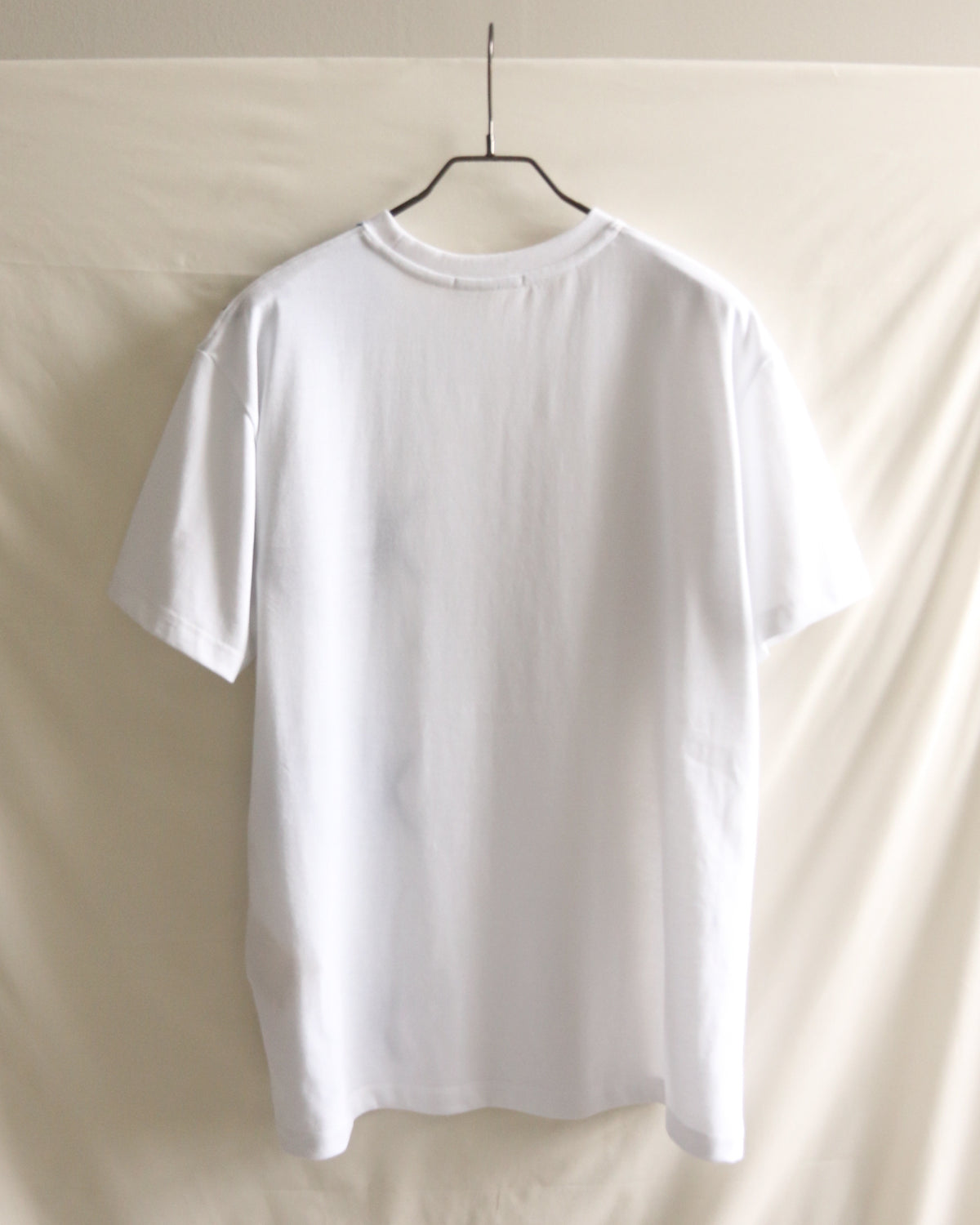 AUROKAWA Rustic Argyle Tee White back