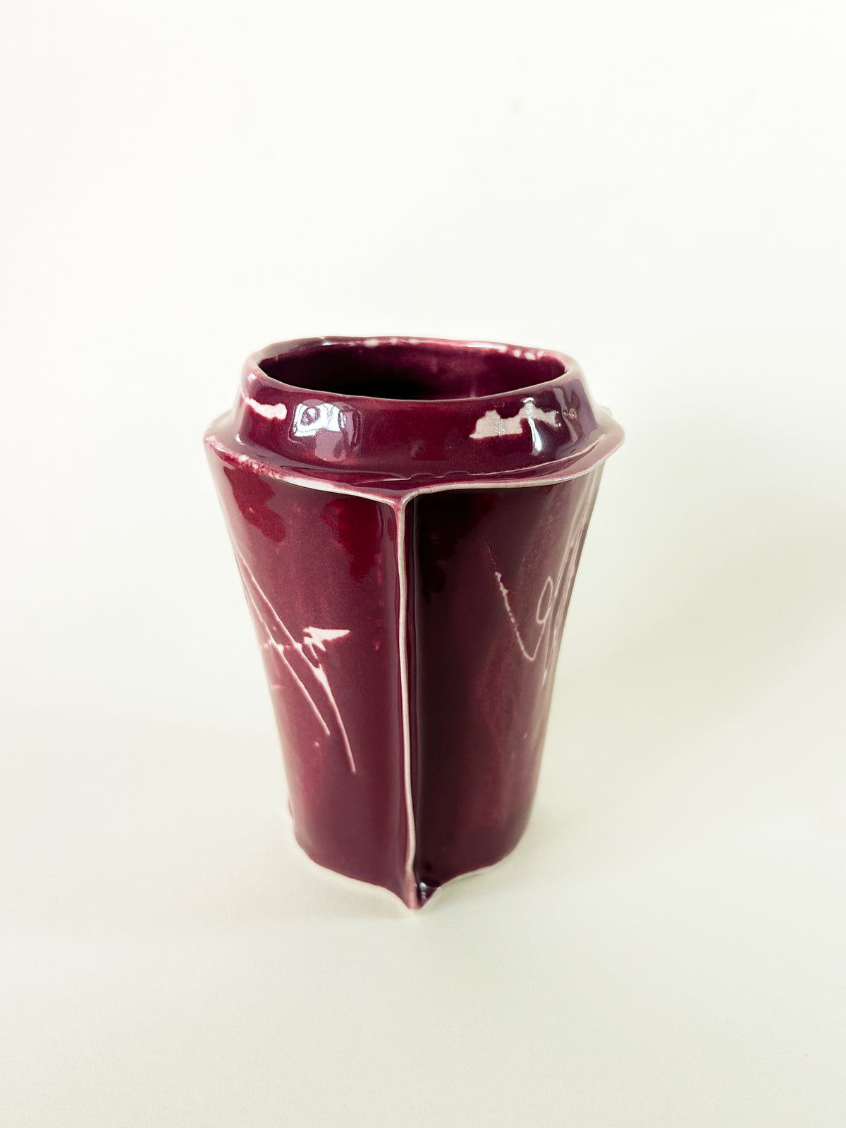 WILD VASE (LONG/PLUM)