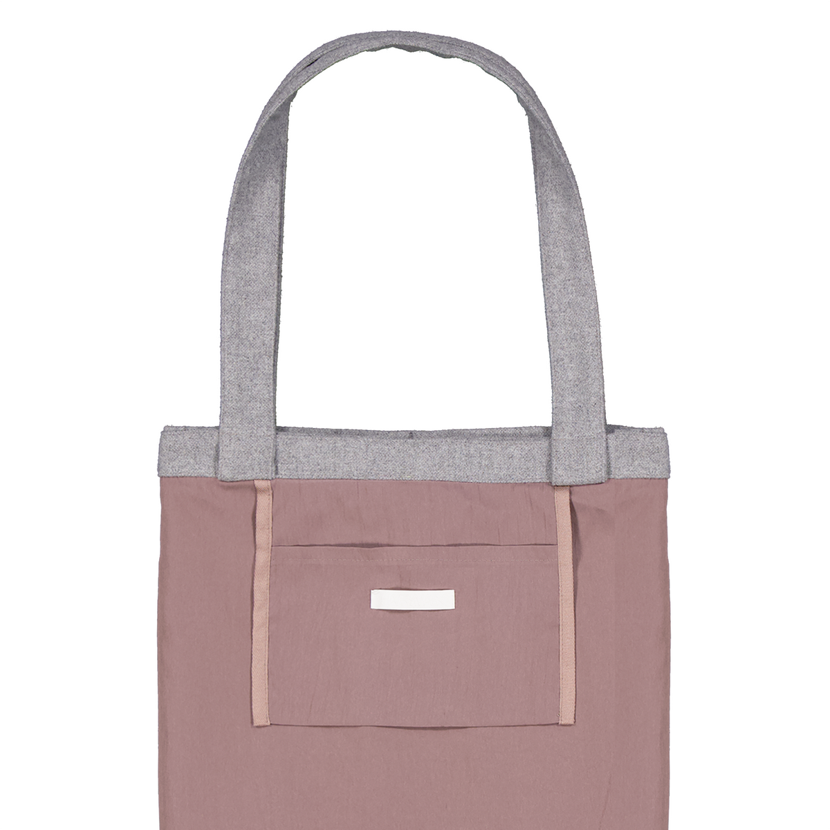 HAIRYMASK BRAIDED TOTE BAG GRAY