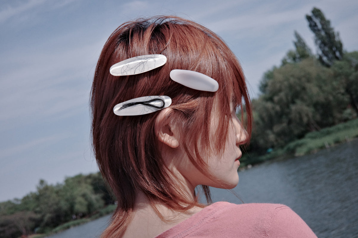 HAIRY HAIR CLIP BLACK 002