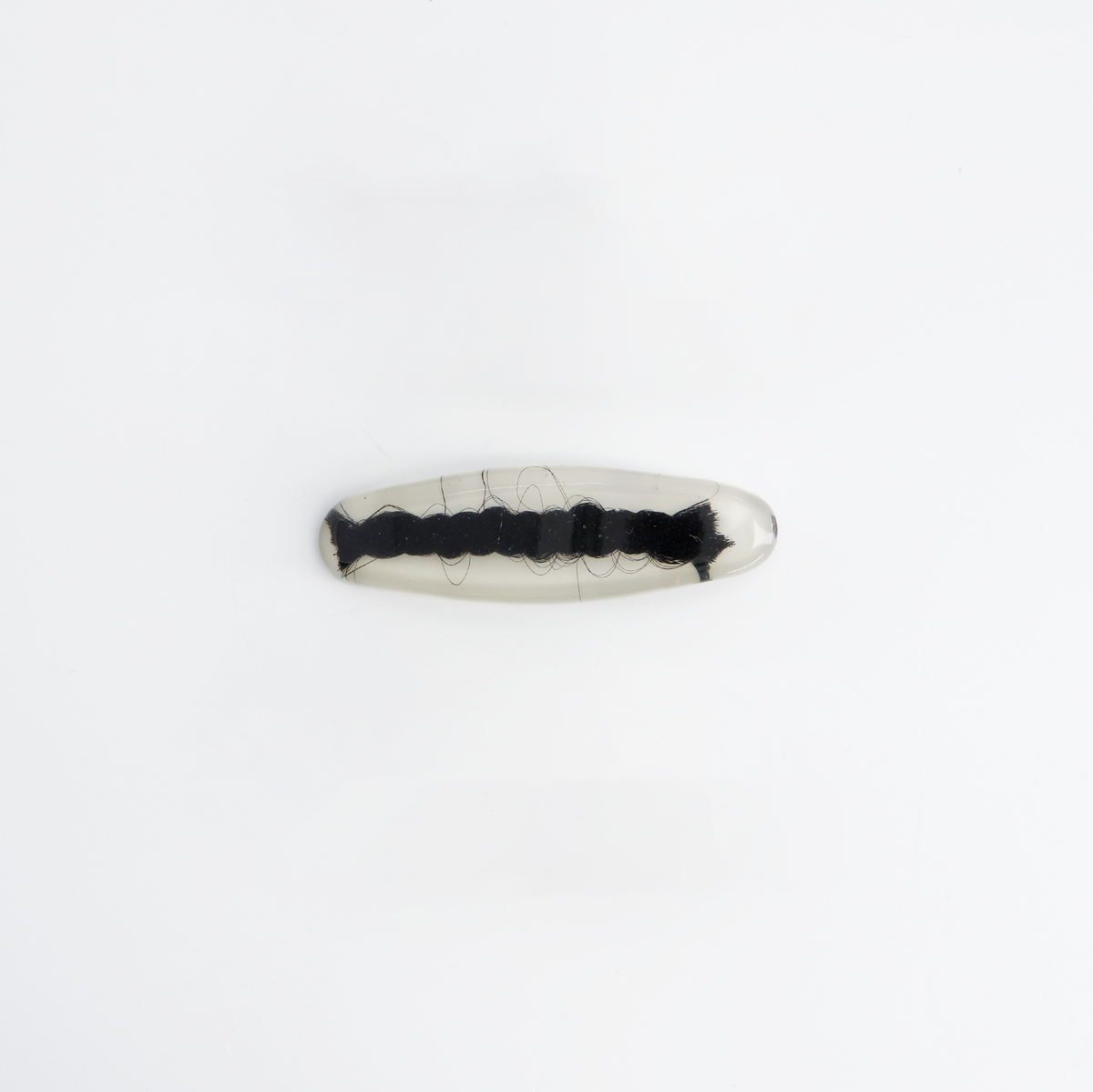Hairy Hair Clip Black 002