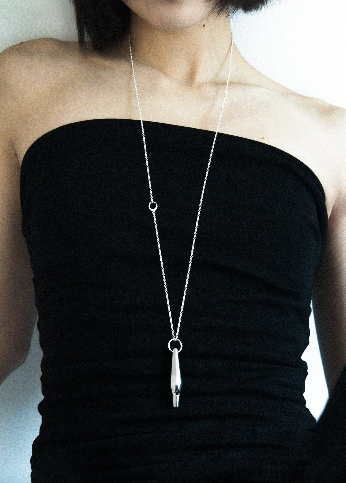 HOUSE OF SHIFFON PIPE NECKLACE