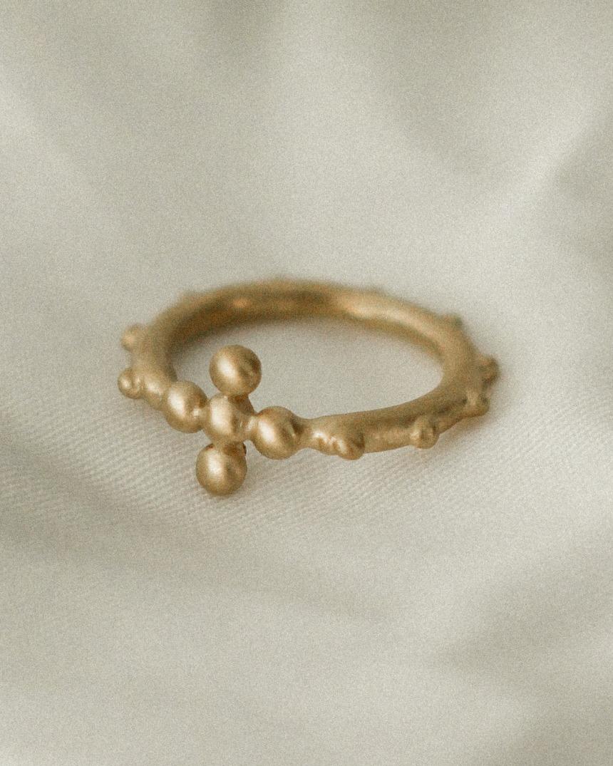 ROSARY RING IN GOLD