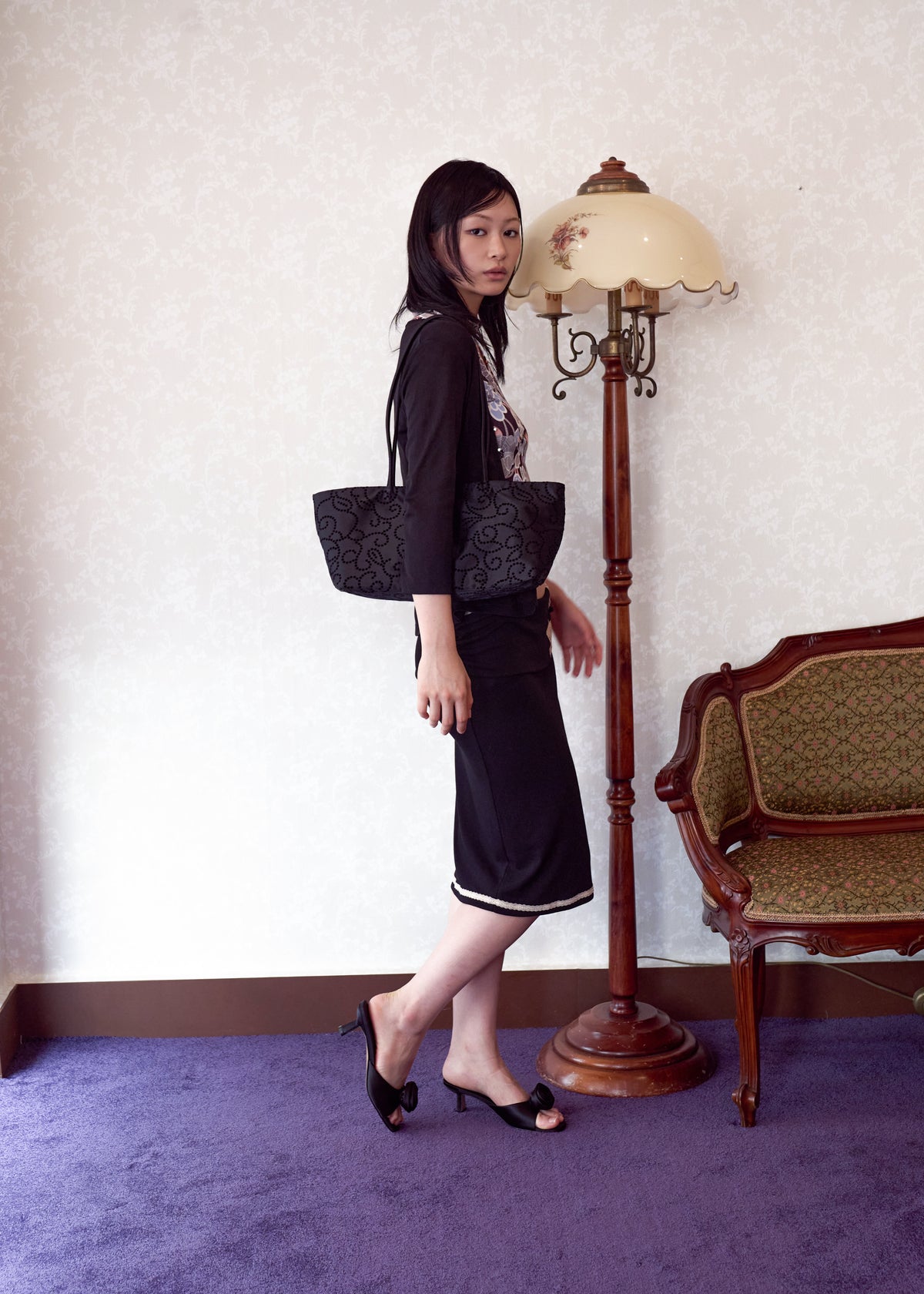 Nymph Tote Bag (Black)
