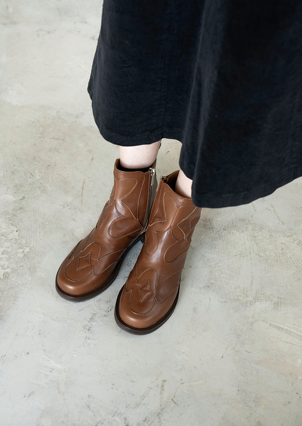 MOORE Londi Ankle Boots Brown
