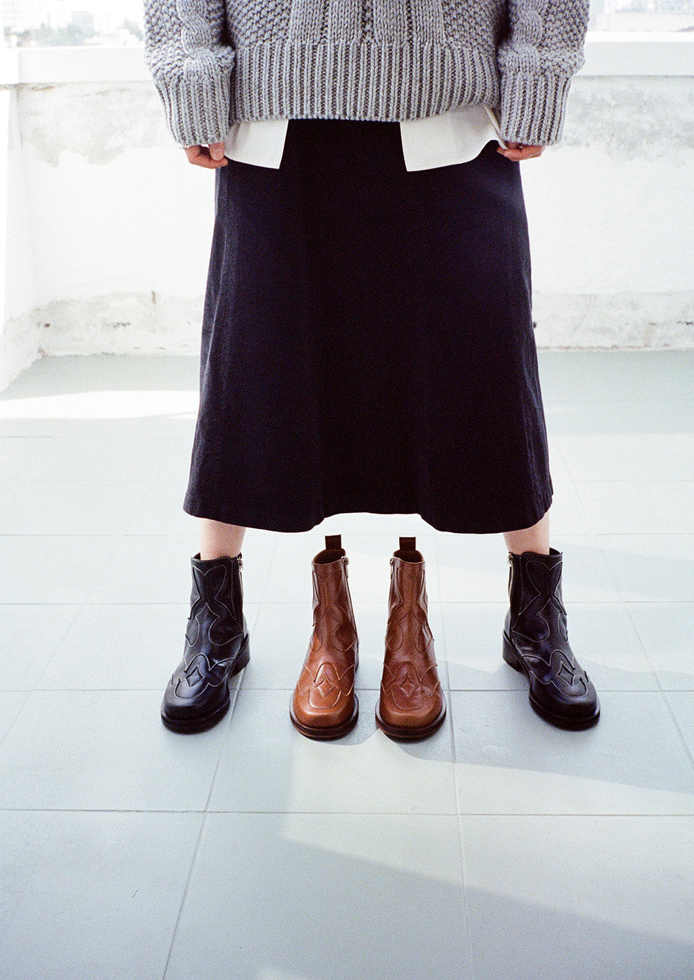 MOORE Londi Ankle Boots Brown