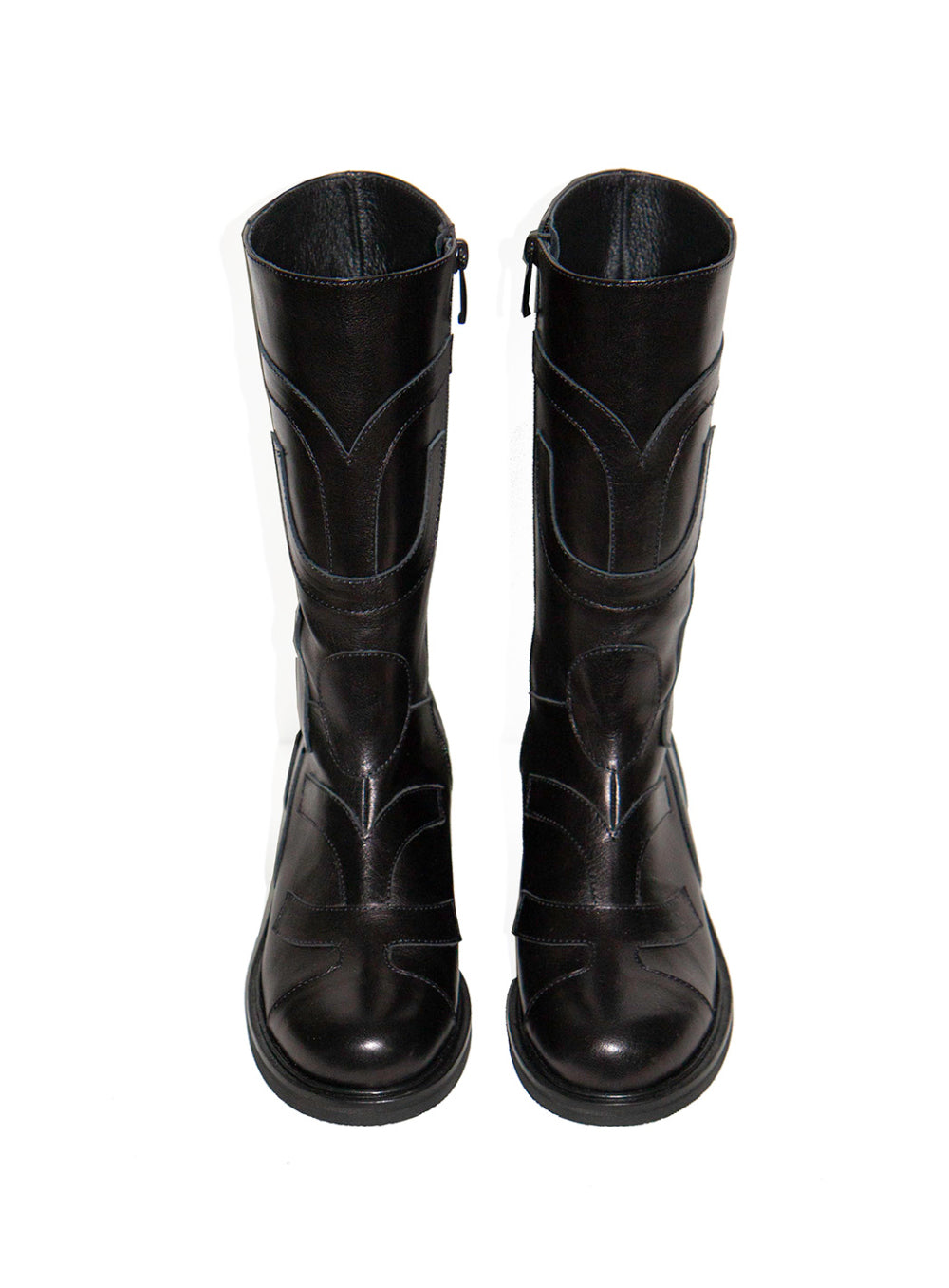MOORE Stem Half Boots Black