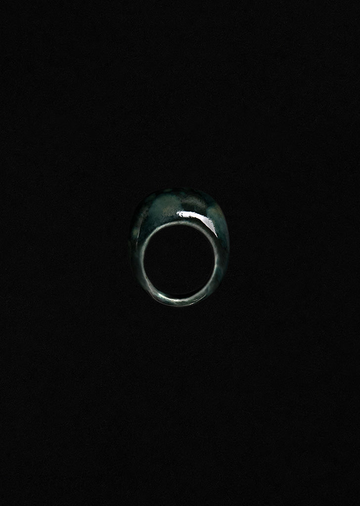Square Ring in Verdite