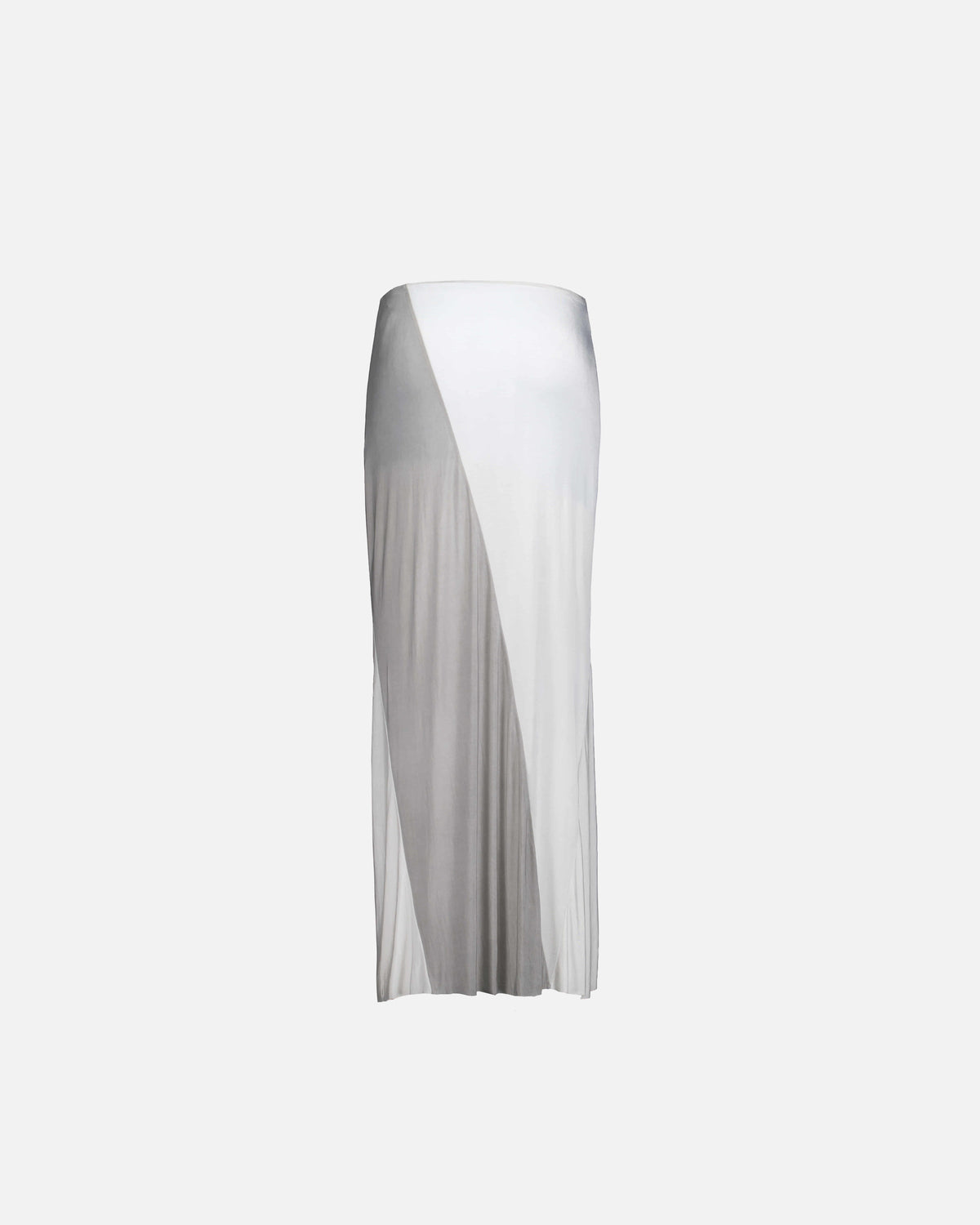 PERSONAL LANGUAGE Drop skirt II Ice grey/white flat back