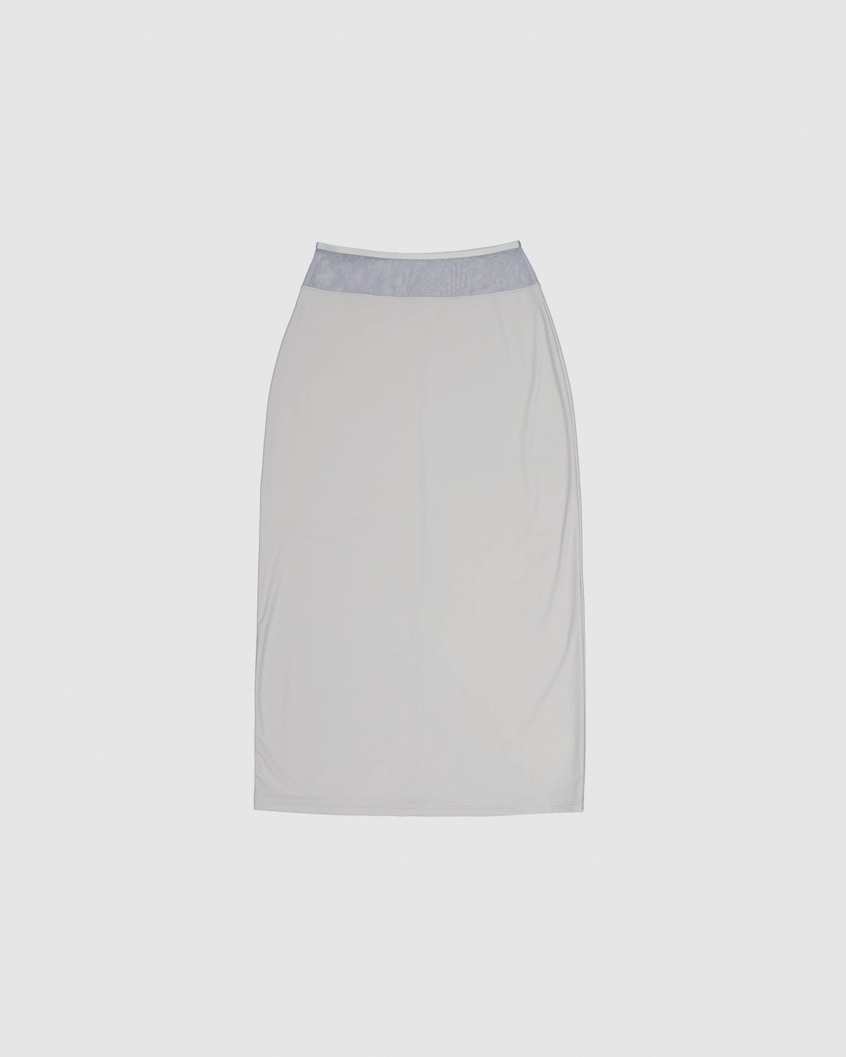 PERSONAL LANGUAGE Floating skirt Dove grey flat front