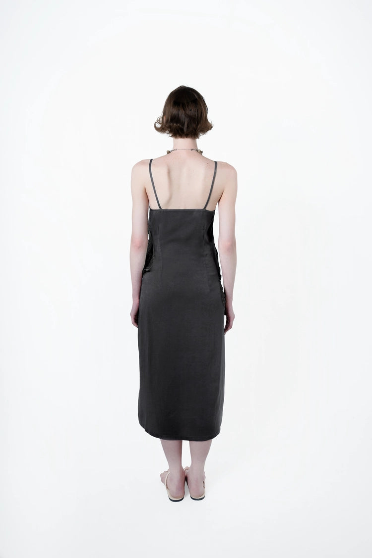 PUNCTUM Vessel dress coal