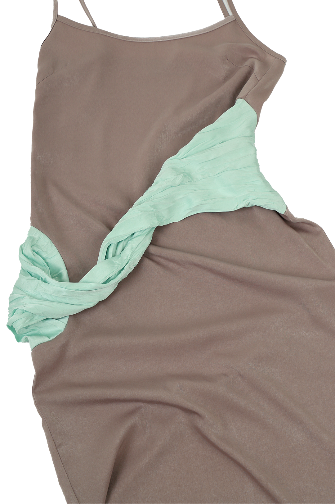PUNCTUM Vessel dress mint detail 1