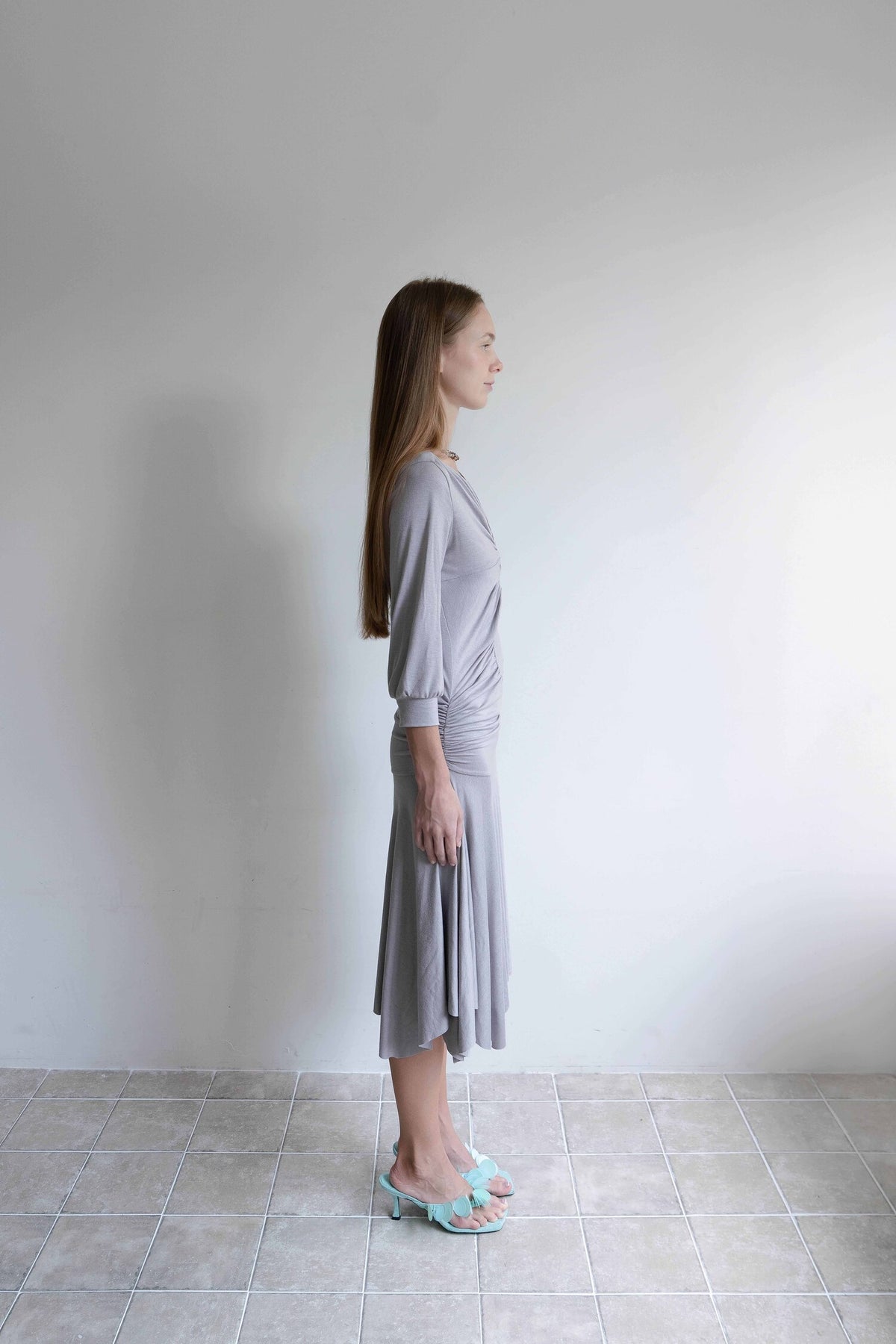 EARLY EVENING DRESS (Glitter Gray)