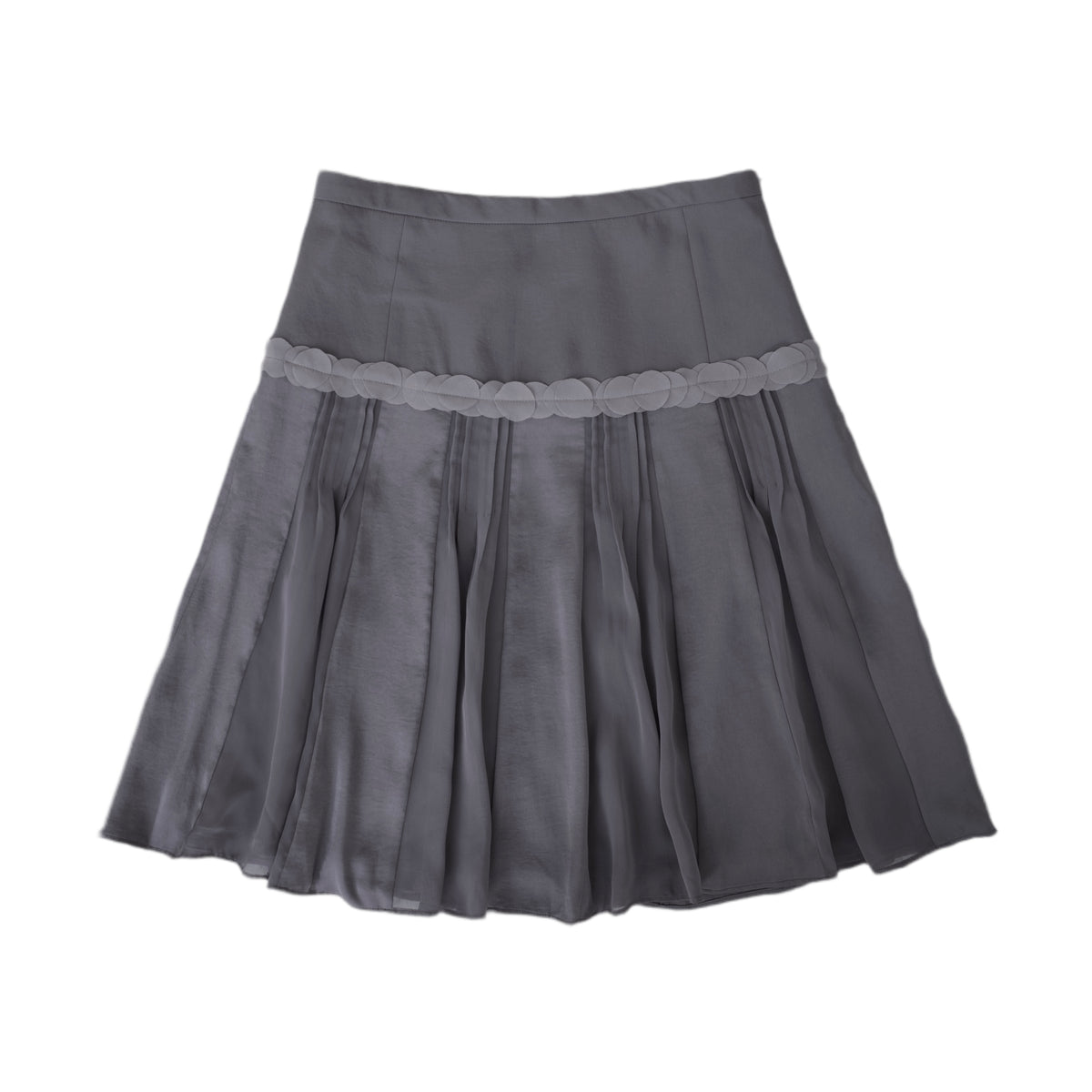 SANKOFA PUELLA Orb applique skirt in charcoal