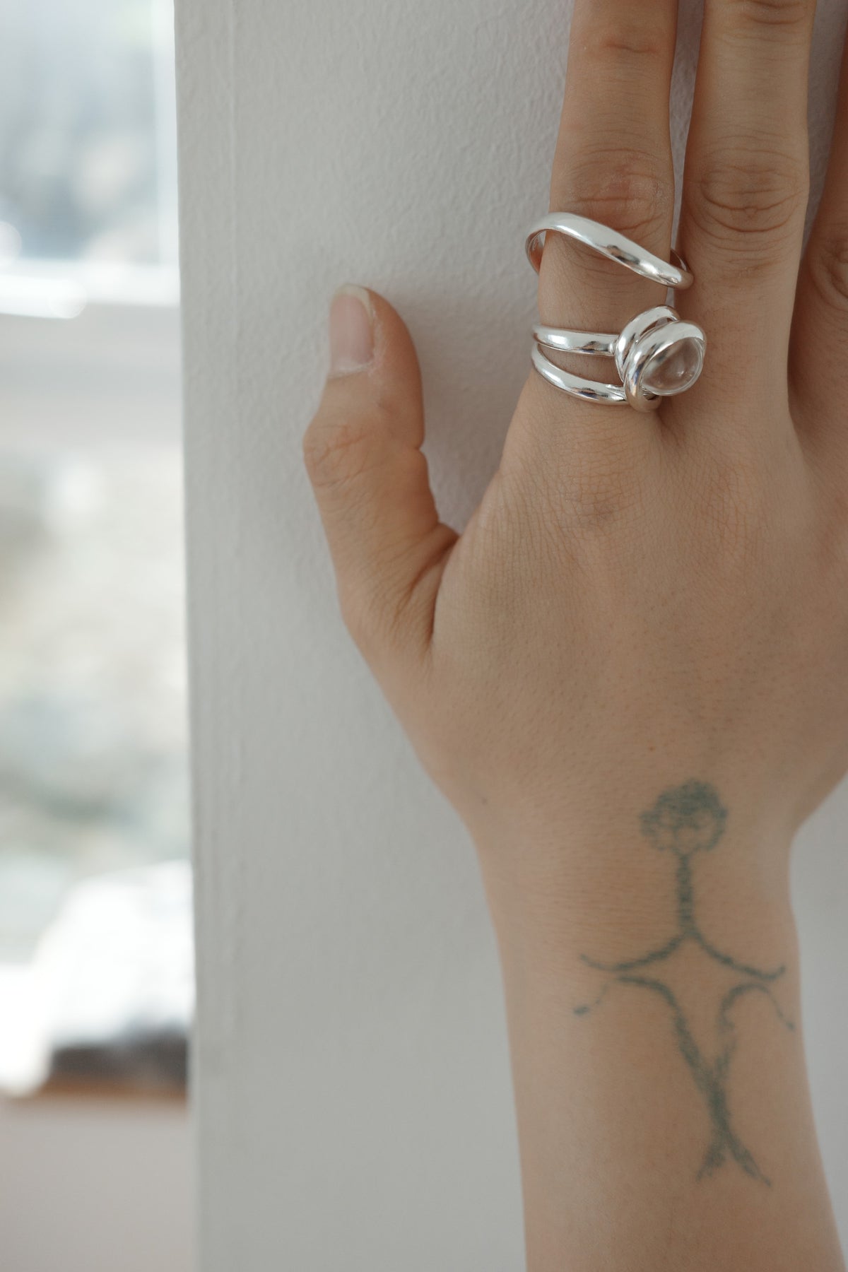 SENSE OPTIC LABYRINTH RING