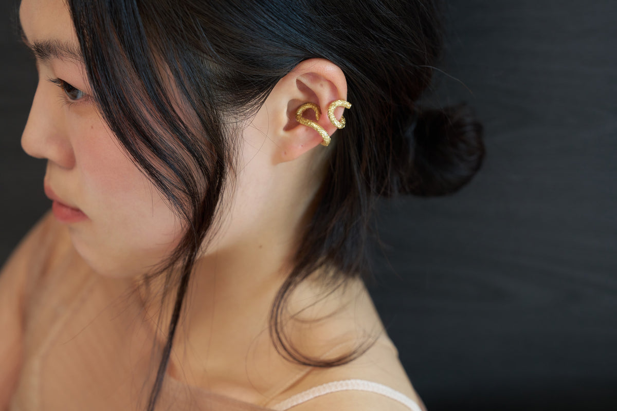 SENSE OPTIC SPIRITUS EAR CUFF — 14K Gold