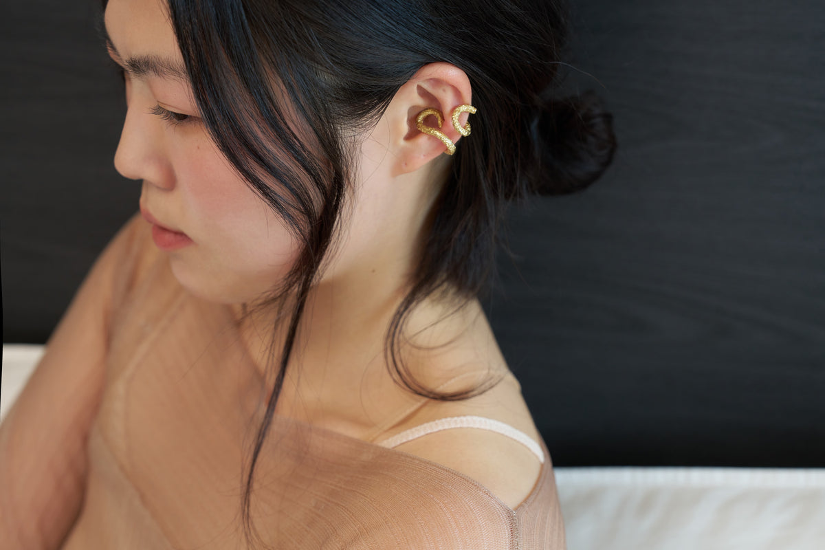 SENSE OPTIC SPIRITUS EAR CUFF — 14K Gold