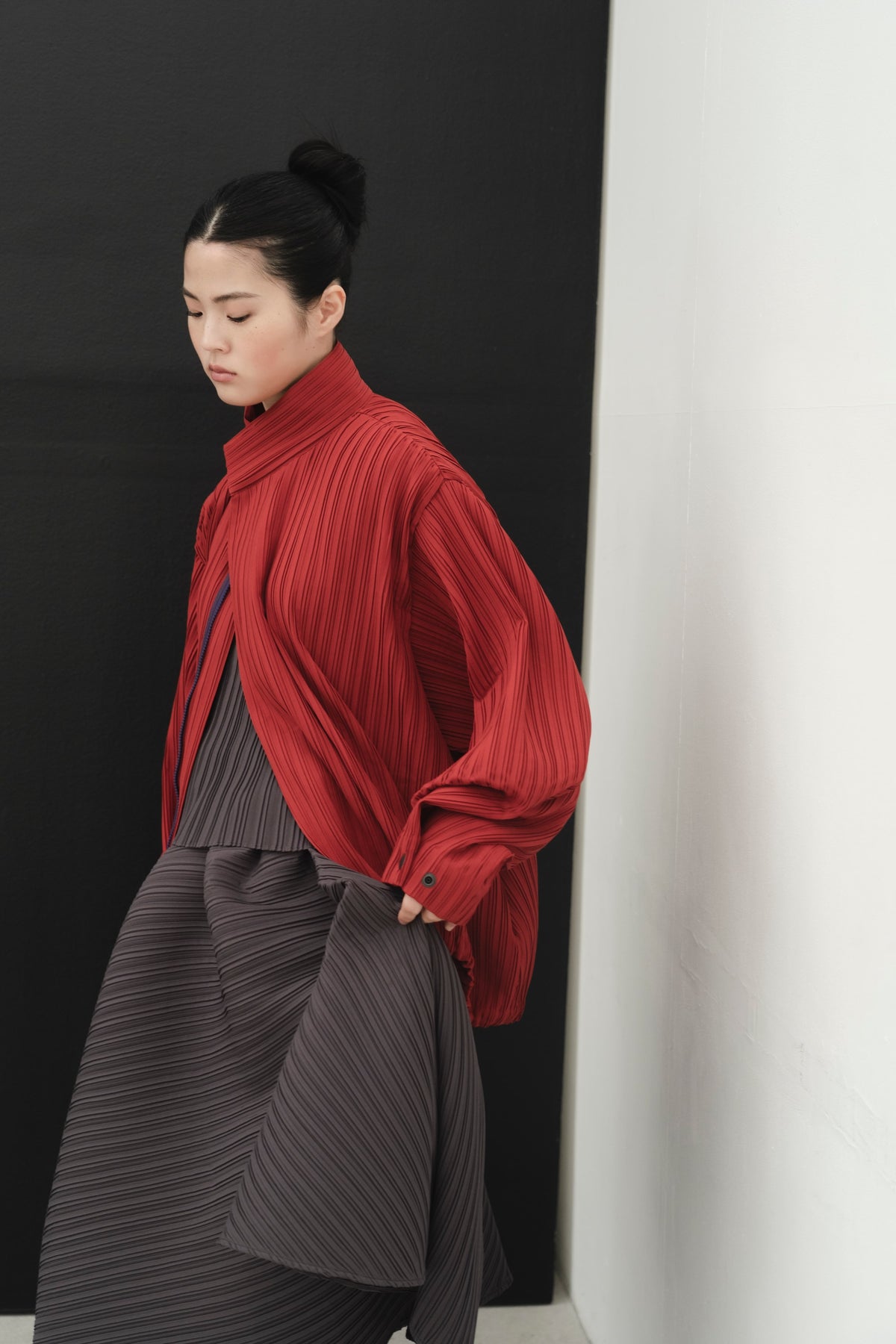 THYSEOUL Safari Jacket — red