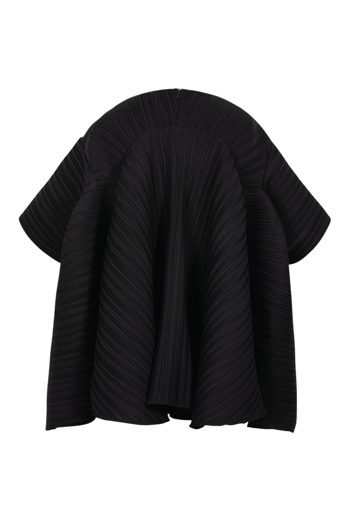 THYSEOUL Unbalance Blouse (Black)