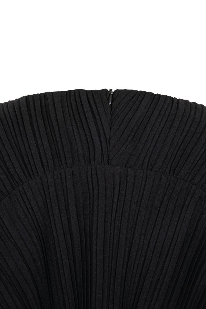 THYSEOUL Unbalance Blouse (Black)