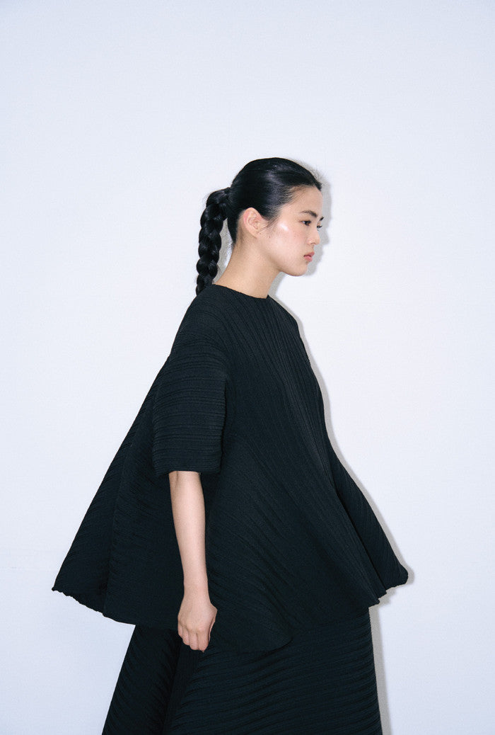 Unbalance Blouse (Black)